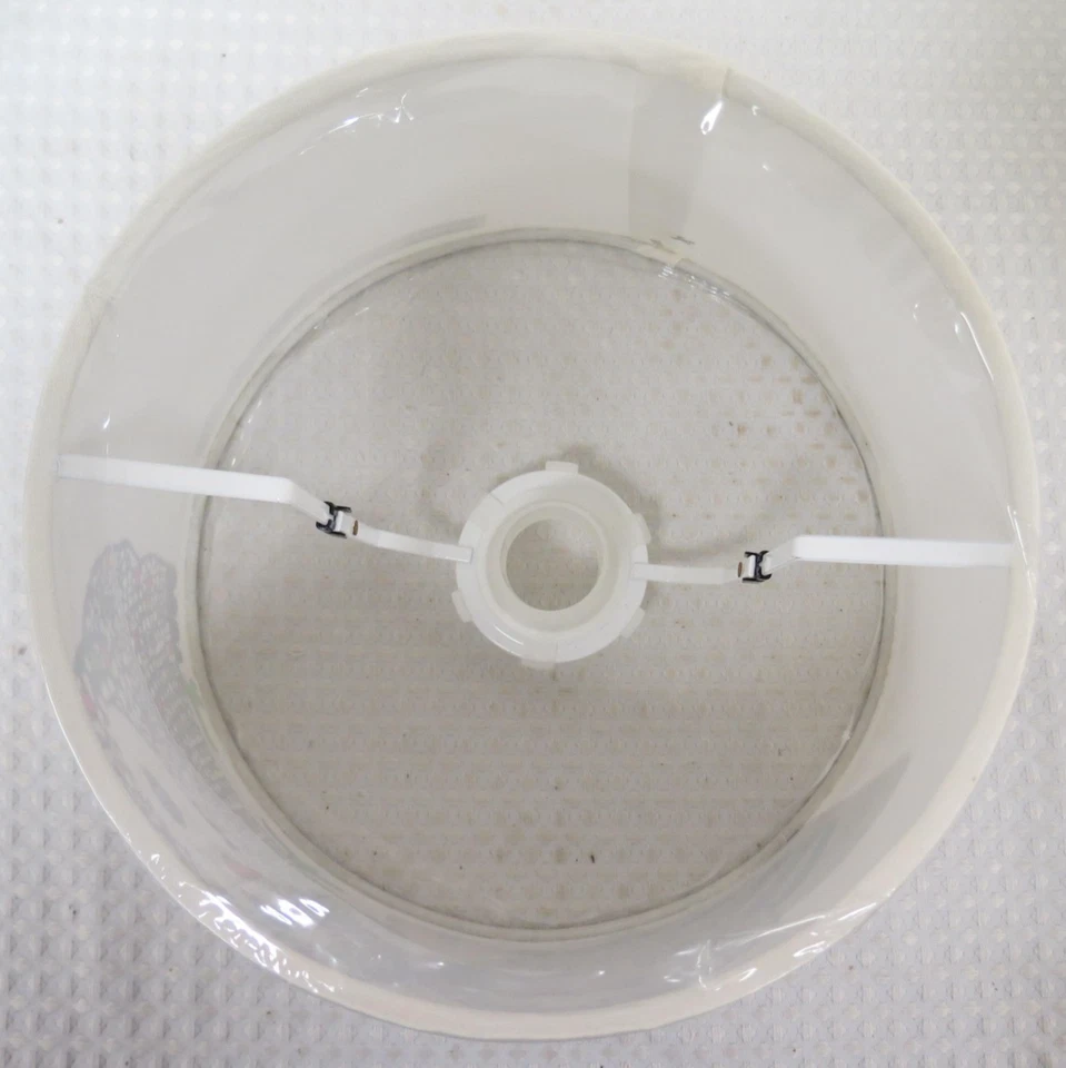 Vintage IKEA GULÖRT Owl Lamp Shade Drum 9 in Nursery White Retired - Image 2 of 4