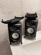 Pair 2 KLIPSCH PROMEDIA ULTRA 5.1 SATELLITE SPEAKERS w/ STANDS