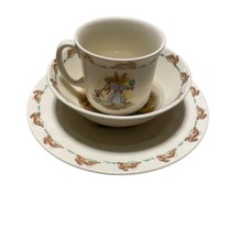 Royal Doulton Bunnykins 3 Piece Set English Fine Bone China