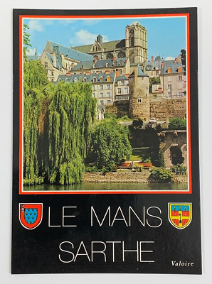 Madeleine Tower & Saint Julien Cathedral Le Mans Sarthe France Postcard Unposted