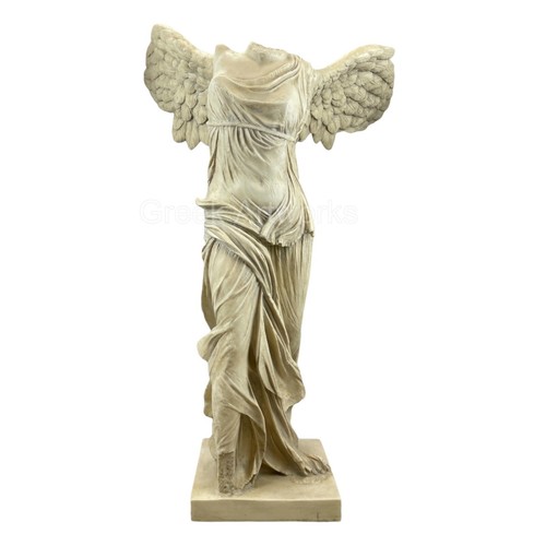 Large Winged Nike Victory of Samothrace Exact Copy Greek Statue Sculpture 37in - Picture 1 of 10