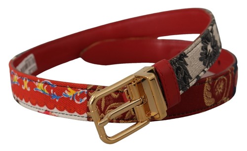 Brave Red Leather Belt Large Brave Red Leather Belt Large main image 2