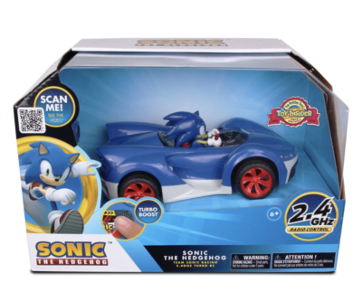 NKOK Sonic the Hedgehog 2.4 GHZ Turbo Boost RC Vehicle New With