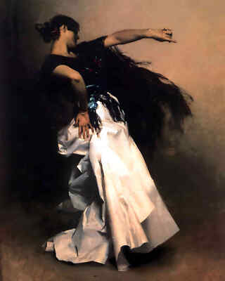 The Spanish Dancer, Study for 'El Jaleo' 1882 Painting by John Singer Sargent