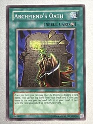 Archfiend's Oath DR1-EN254 Common Unlimited Edition