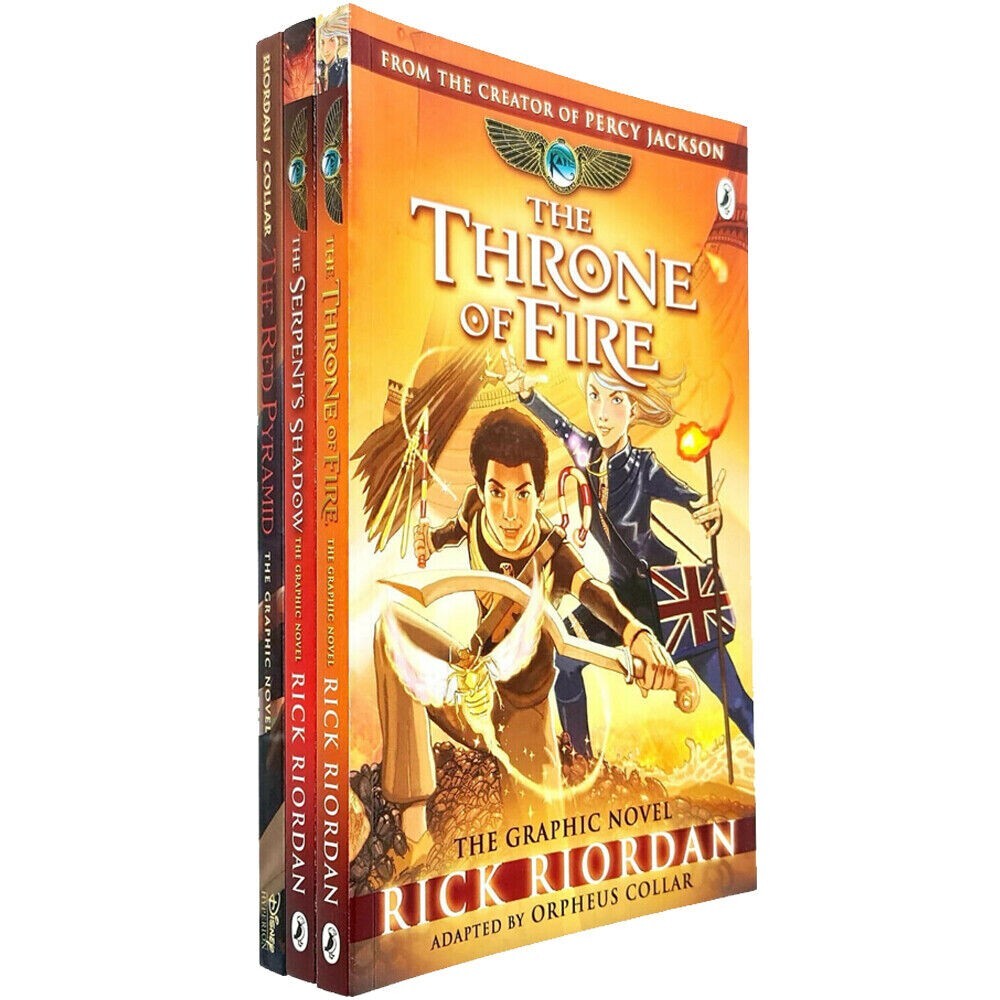 Penguin Random House Red/Golden The Kane Chronicles Graphic Novels By Rick Riordan 3 Books Collection Set - Ages 9-16 - Paperback - Image 3