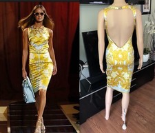 VERSACE S/S 2005 Runway Sexy Open Back Dress IT 40