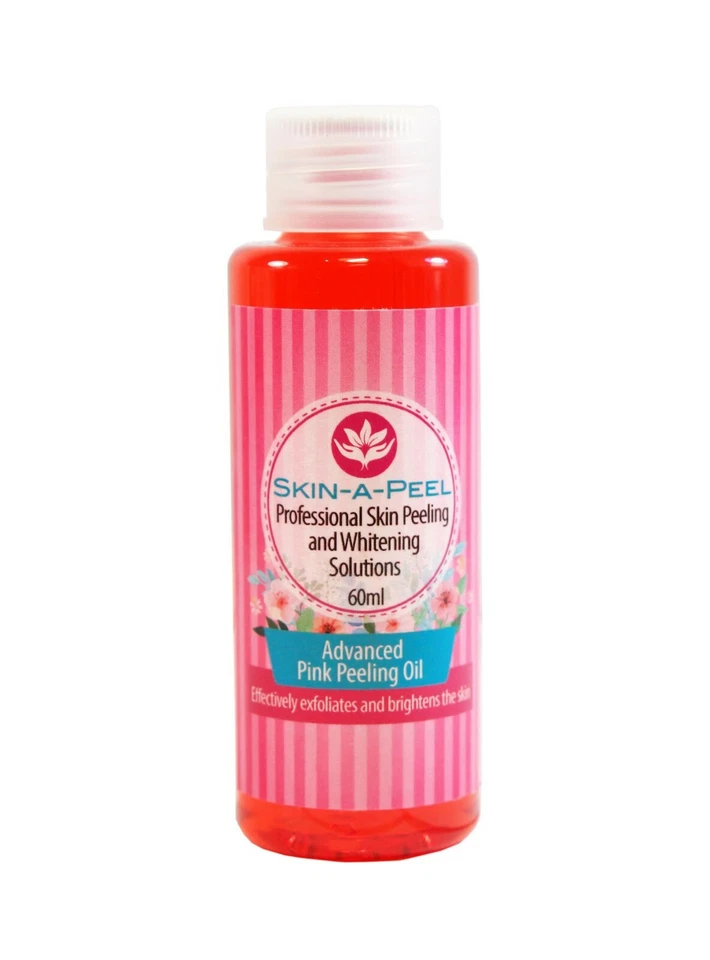 SKIN-A-PEEL ADVANCED PINK PEELING OIL PEELING SOLUTION LIGHTENING FACE BODY - Image 4 of 4