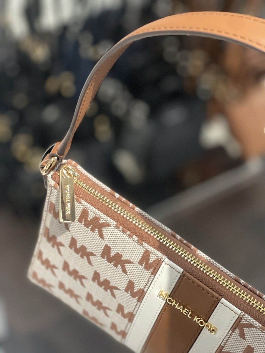 Michael kors Vincent Medium Logo Jacquard Pochette with Card Case