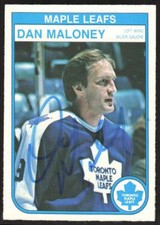 1982-83 OPC O-Pee-Chee Dan Maloney Toronto Maple Leafs #326