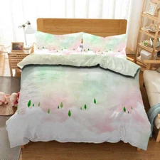 Cloud Good Fortune 3D Printing Duvet Quilt Doona Covers Pillow Case Bedding Sets