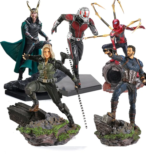 Avengers Infinity War Captain America Black Widow Doctor Strange Loki Statues - Picture 2 of 30