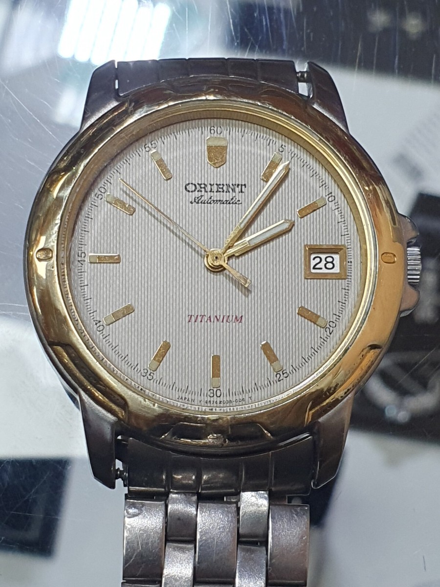 ORIENT トライアングル CLOCK ポストモダン　80s 90s 日本製 ORIENT 487Z04-80 Titanium 21 Jewels WR5BAR Japan Watch | eBay