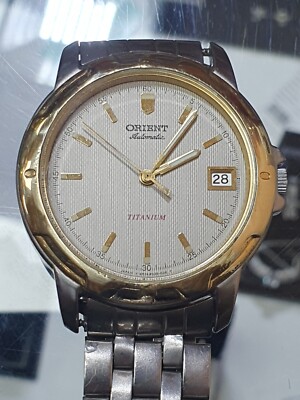ORIENT 487Z04-80 Titanium 21 Jewels WR5BAR Japan Watch