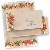 Briefpapier Weihnachten Landidylle 100 Sets O.F. FüR Firmen GüNstig