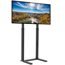 Extra Large Floor TV Stand TV Mount Adjustable Height Free Standing Home Office