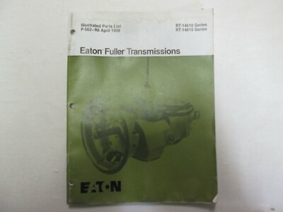 Eaton Fuller Transmissions RT-14610 RT-14615 Serie Abgebildete Ersatzteil-Liste