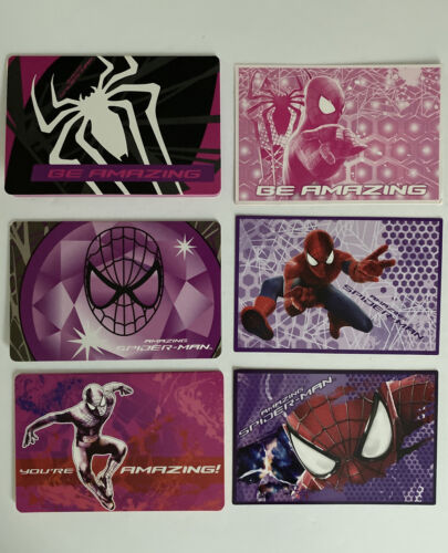 2014 AMAZING SPIDER-MAN, McDonalds, 3 Note Cards &  3 Post Cards With Envelopes - Picture 1 of 6