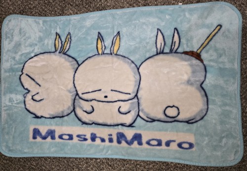 Mashimaro Plush Blanket, Throw, Rare, Vintage Acrylic Y2K