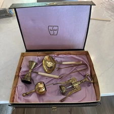 Vintage 1960s Mixology Bartender Set In Box Mid Century Modern MCM Effepi Italy