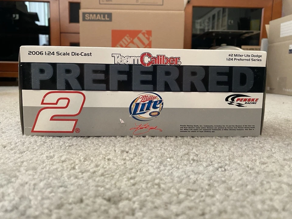 Rare 2006 Kurt Busch #2 Miller Lite Autographed 1:24 Scale Diecast Car - Image 2 of 4