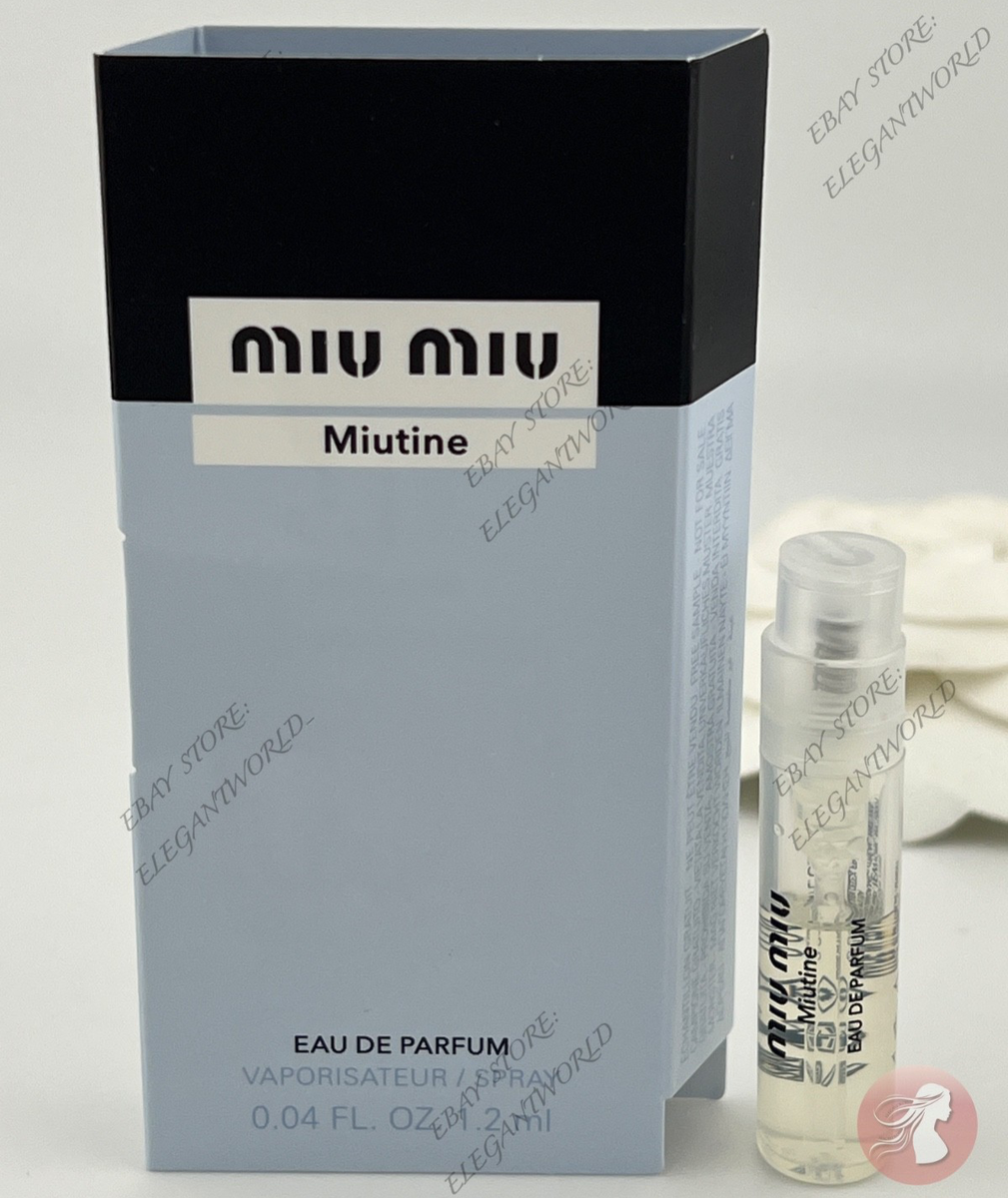 Miu Miu Miutine (0.04 Oz / 1.2 ML) Eau De Parfum Sample Spray 2025