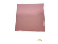 Pink Carnation Ceramic Tile 4.25 inch Subway ...