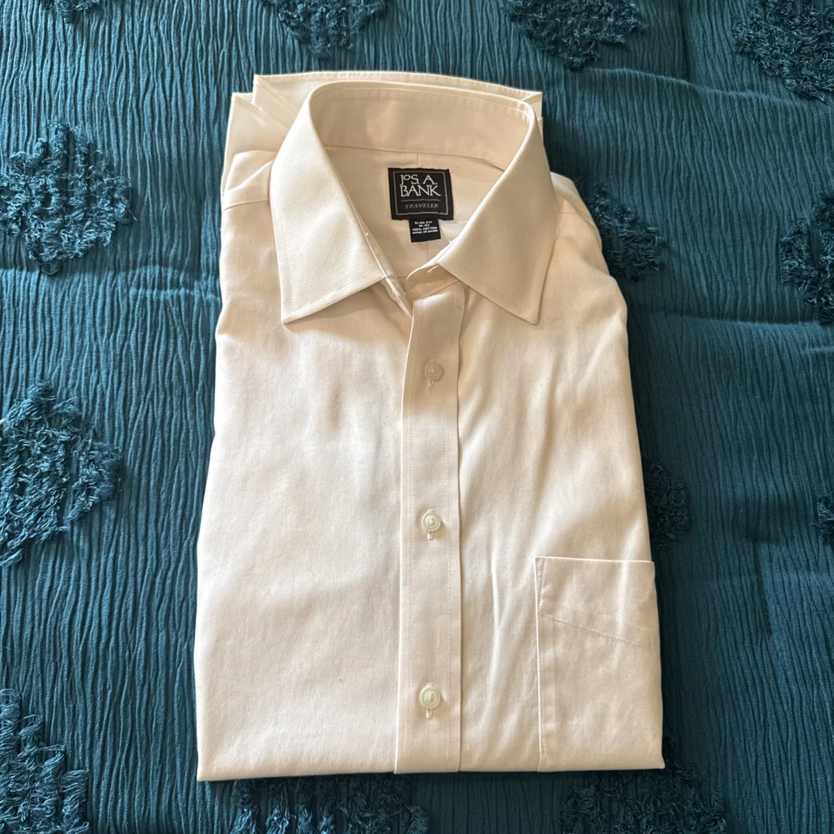 jos a bank ivory dress shirt Jos. A. Bank Ivory Regular Size Dress Shirts for Men for sale