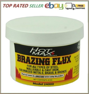 Hot Max 24000 Brazing Flux Powder, 8-Ounce