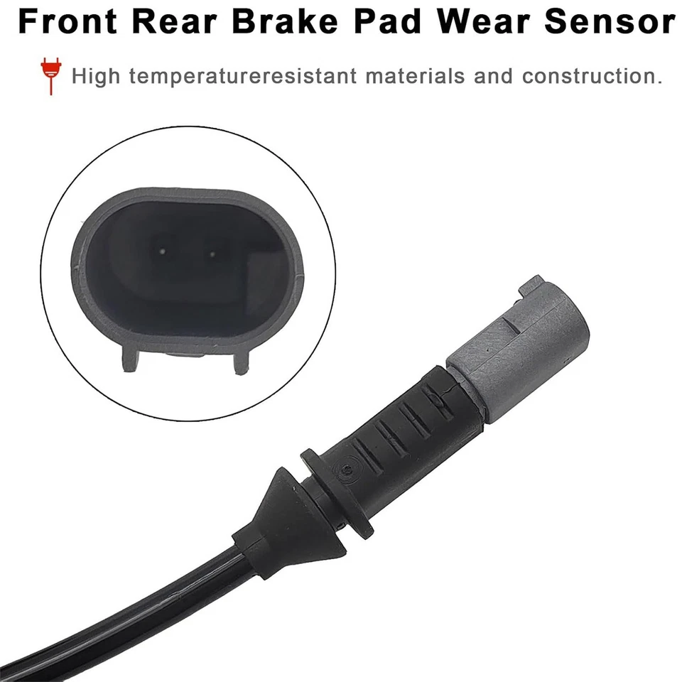 Set of 2 Front+Rear Brake Pad Wear Sensor Kit For BMW F10 528 535 34356791962 Foto 3 de 4