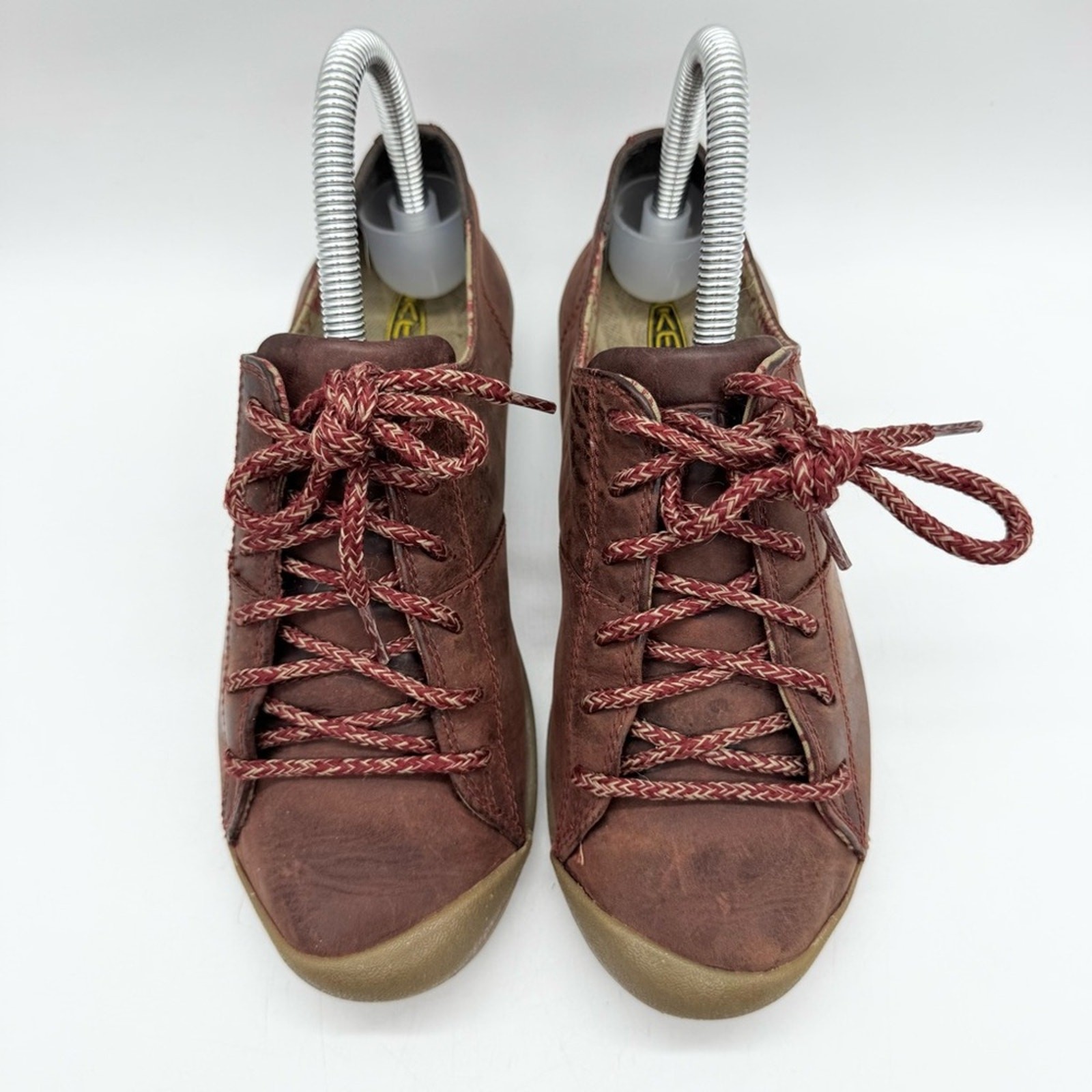 Oxford donna KEEN Siena stringata in pelle rosso bruciato taglia 5 5 outdoor Gorpcore