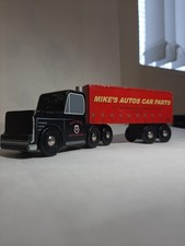 Mike's auto car parts lorry wooden children's toy