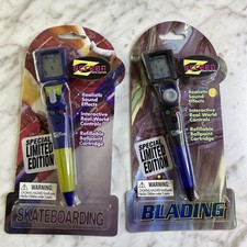 Vintage Z Screen Digital Game Pen Lot 2 Skateboarding Blading Limited Edition