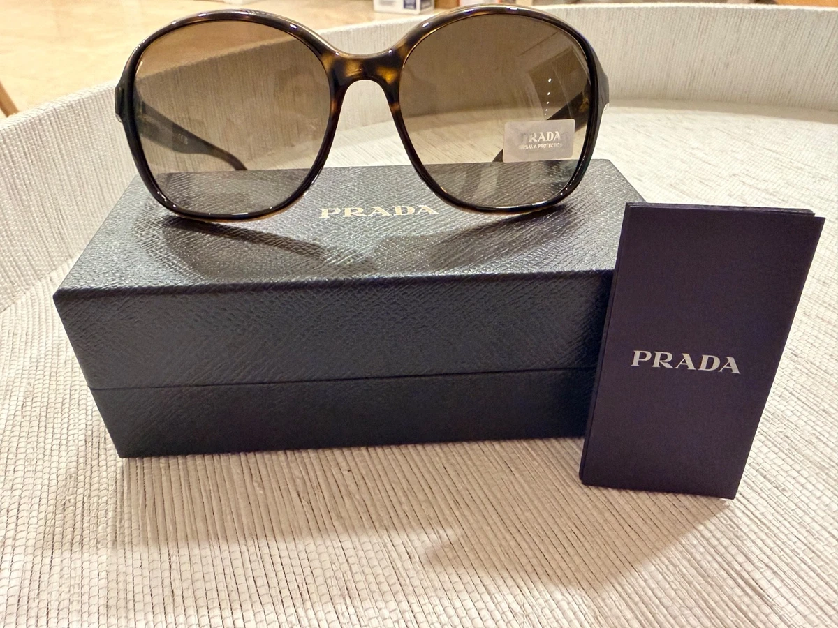 PRADA Brown Oval Sunglasses for Women for sale | eBay