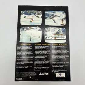 VAL D'ISERE SKIING & SNOWBOARDING Atari Jaguar Cartridge + Manual In Box