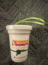 Dunkin Donuts Coffee Cup Holiday Ornament New
