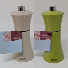 Bisetti Italy Verona 5"  Lacquered Beech-Wood  Salt Mill 13cm