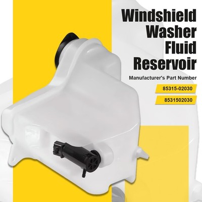 Windshield Washer Fluid Reservoir w/Washer Pump For 1998-2002 Toyota Corolla