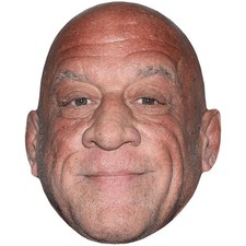 Mark Coleman Stubble Celebrity Mask, Flat Card Face, Fancy Dress Mask