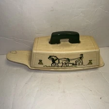 Metlox Pottery Poppy Trail Colonial Heritage Butter Dish Provencial Farmhouse