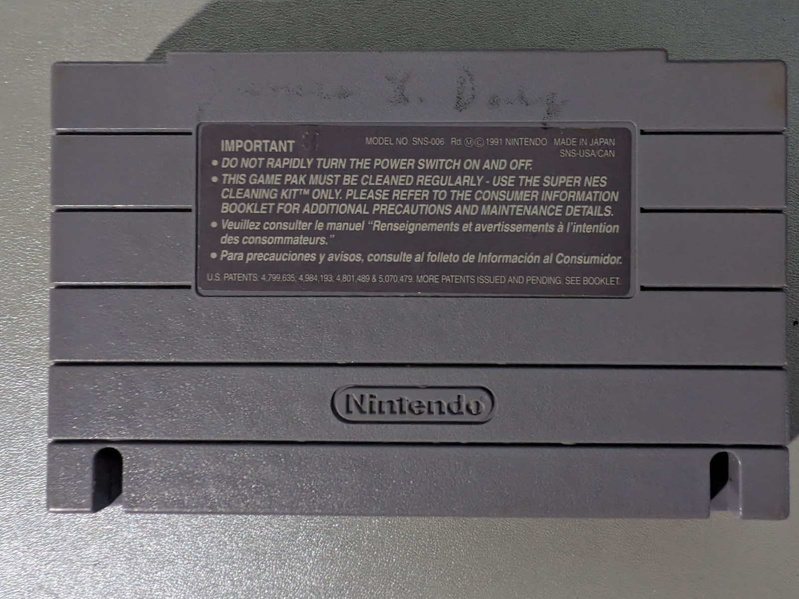 Teenage Mutant Ninja Turtles IV: Turtles In Time Super Nintendo SNES - Authentic