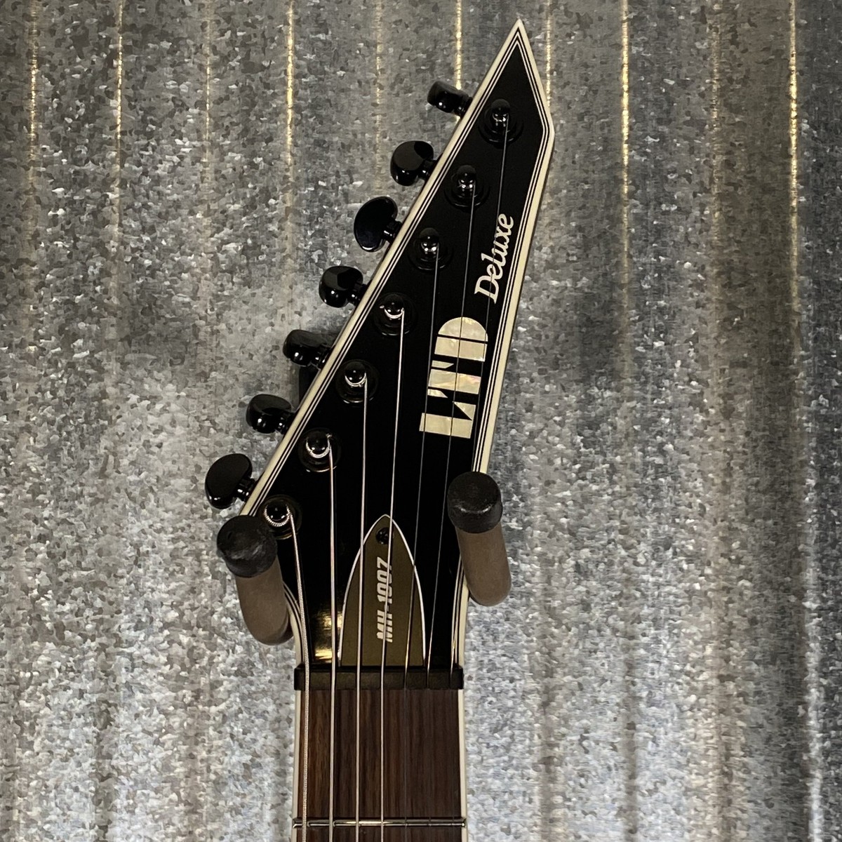 ESP LTD MH-1007 Evertune 7 String Black Guitar MH1007ETBLK #1187