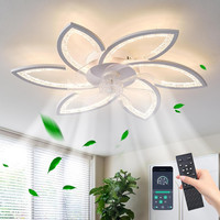 Deckenventilator Mit Licht Dimmbar Led Leiser Motor 78 Cm Weiß FüR Wohnzimmer