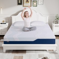 Twirest 15-25cm Gel Memory Foam Mattress,High-Density Soft Mattress for Pressure