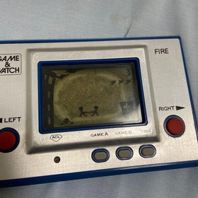Nintendo Game & Watch FIRE RC-04 Handheld LCD Game Vintage Tested Working