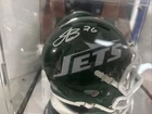 Le'Veon Bell New York Jets Signed Throwback Mini Helmet Beckett Certified!