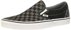 Vans  Unisex Adult Classic SlipOn Shoes In Black/Pewter | Black/Pewter Checkered