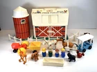 Vintage 1967 Fisher Price Little People Barn with Farm Animals & Accessories