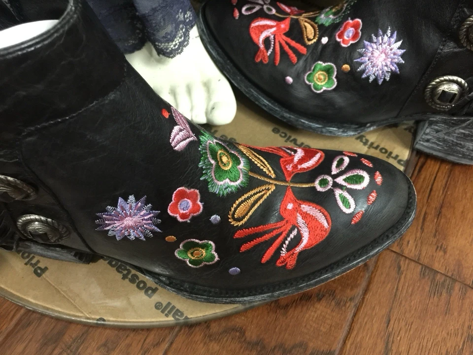 Botas antigas de vaca gringo/mexicana - Imagem 2 de 4