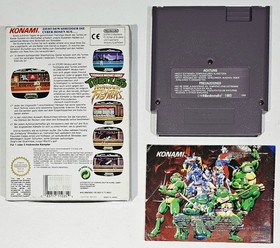 Rare Nintendo NES PAL-B TEENAGE MUTANT HERO TURTLES - TOURNAMENT FIGHTERS dt CIB